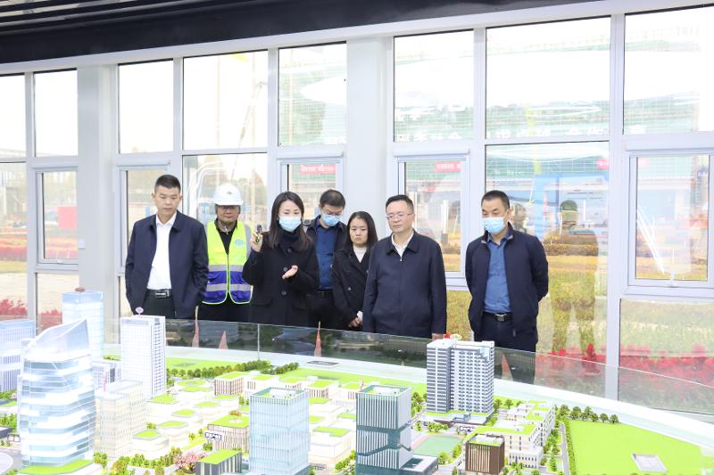 2022年11月，岳陽(yáng)市人大常委會(huì)副主任喻文赴岳陽(yáng)自貿(mào)片區(qū)產(chǎn)業(yè)綜合體項(xiàng)目調(diào)研